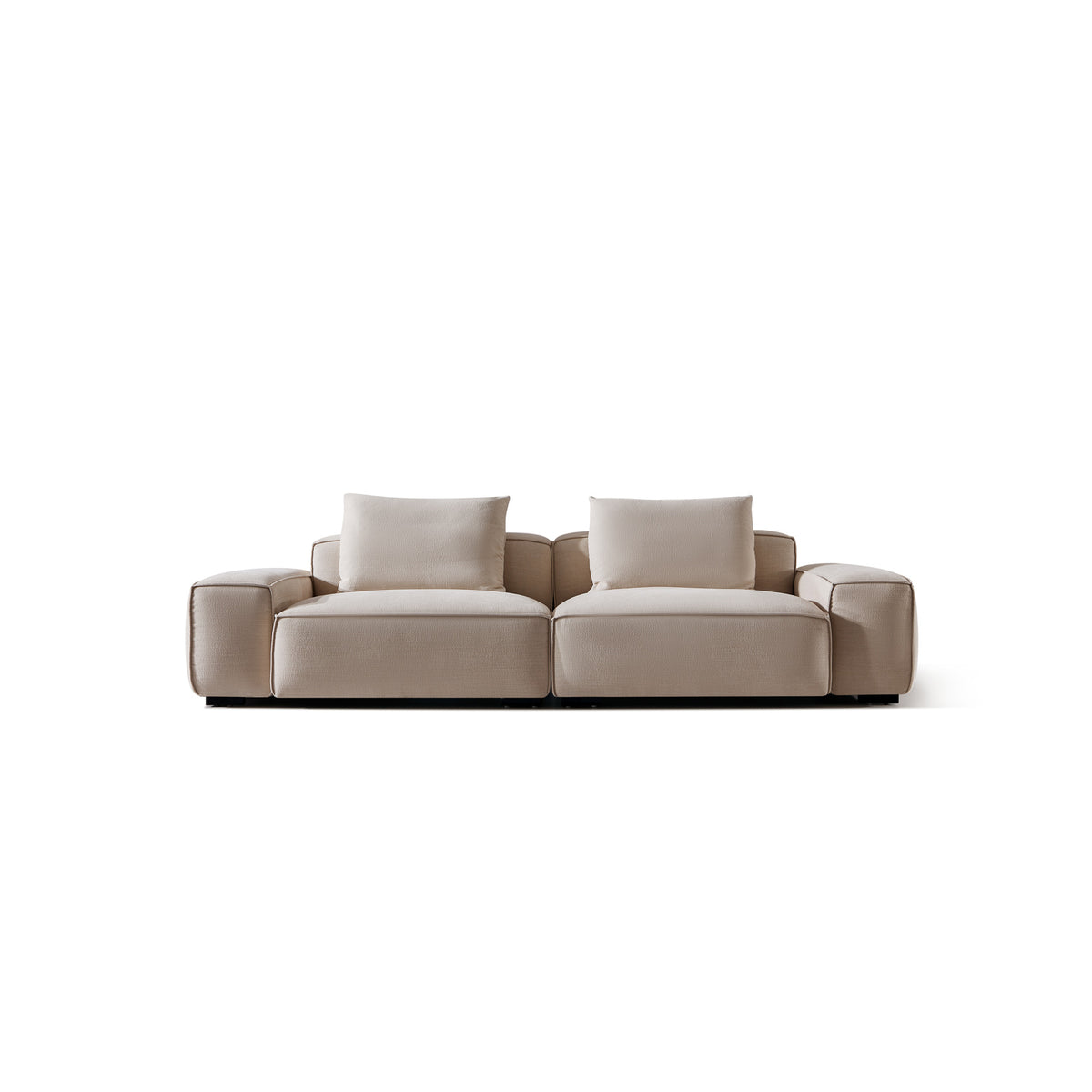 Fabric sofa（B2209） - front view