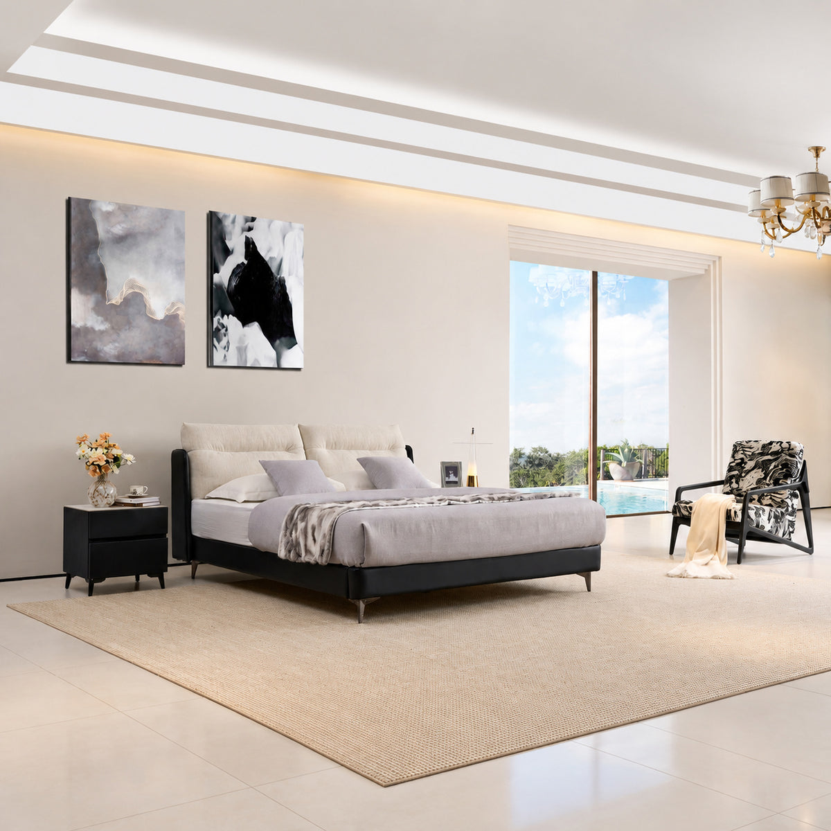 Cloth art bed（C12-B） - lifestyle scene