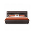 Leather art soft bed（C187） - front view