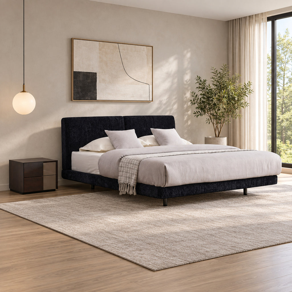 Floating fabric bed（C190-A） - lifestyle scene
