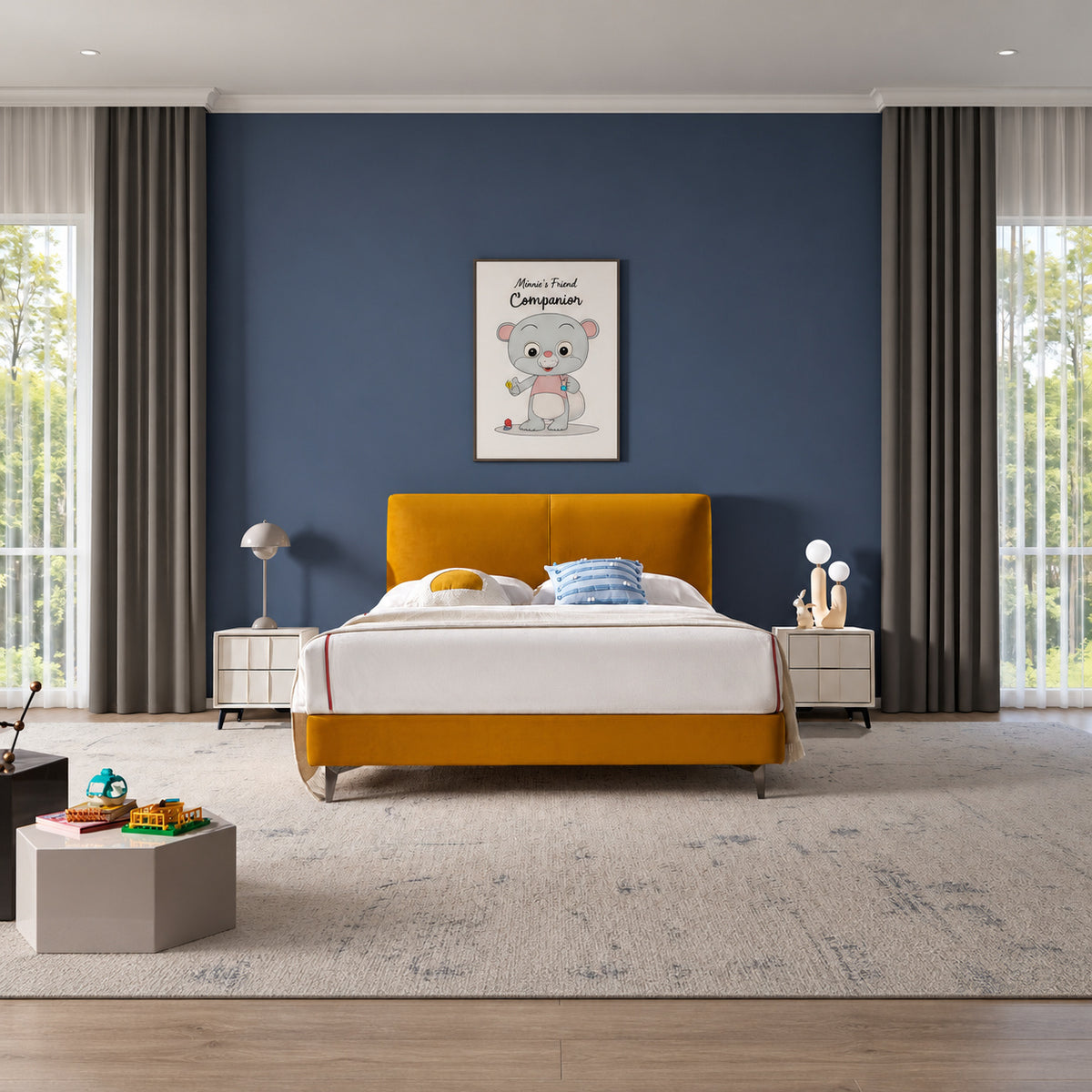 Cloth art bed（C52-B） - lifestyle scene