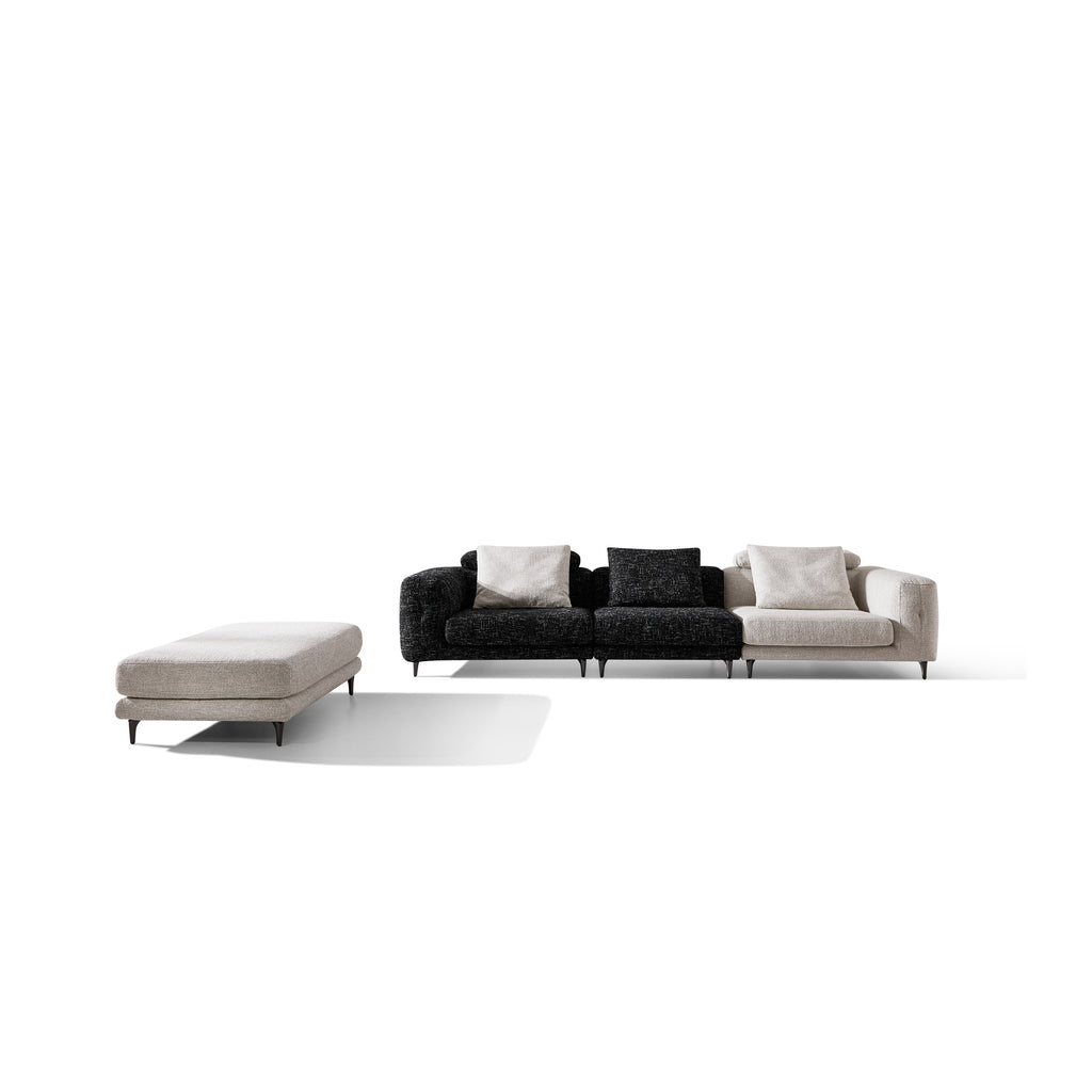 Fabric sofa（M1028） - front view