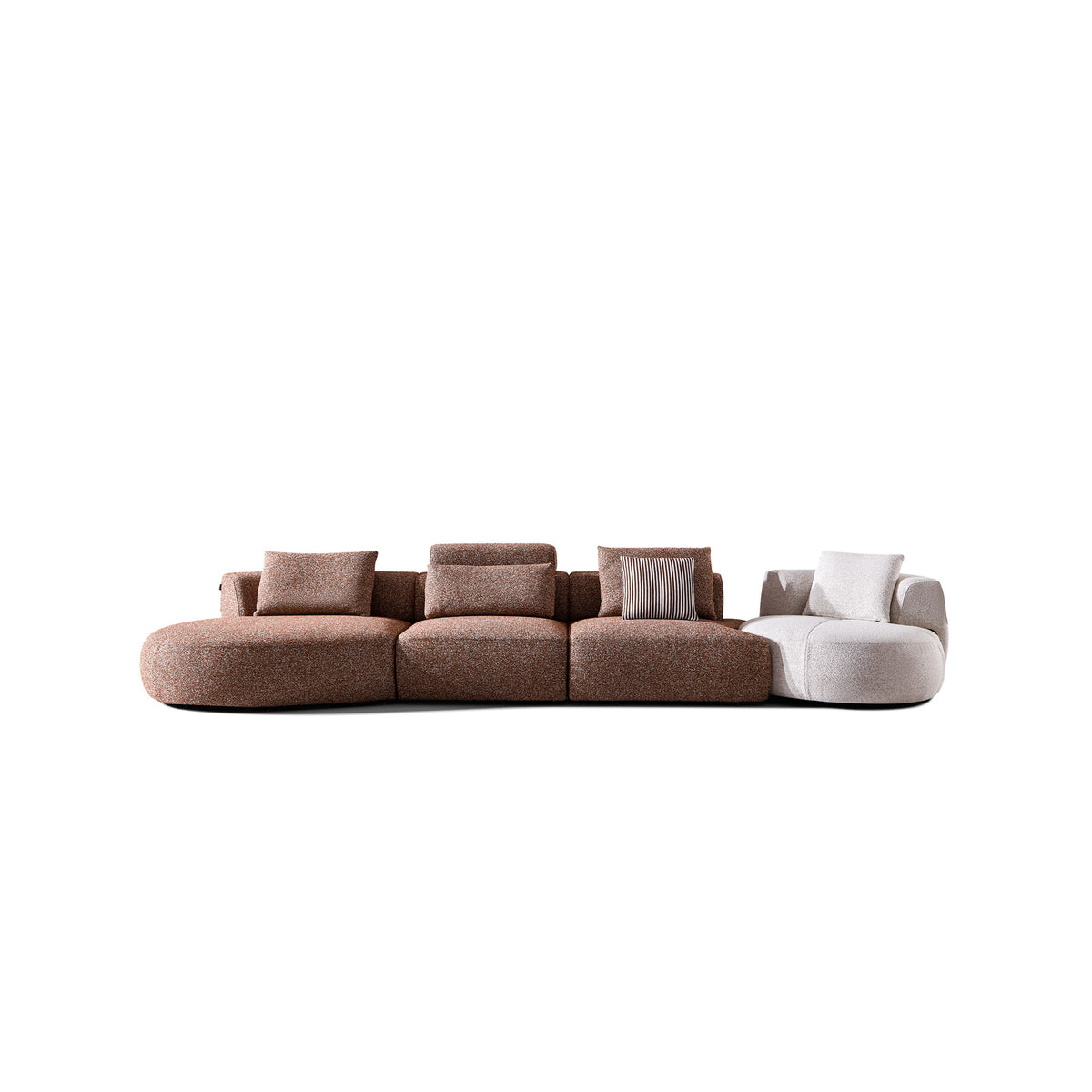 Fabric sofa（M1033） - front view