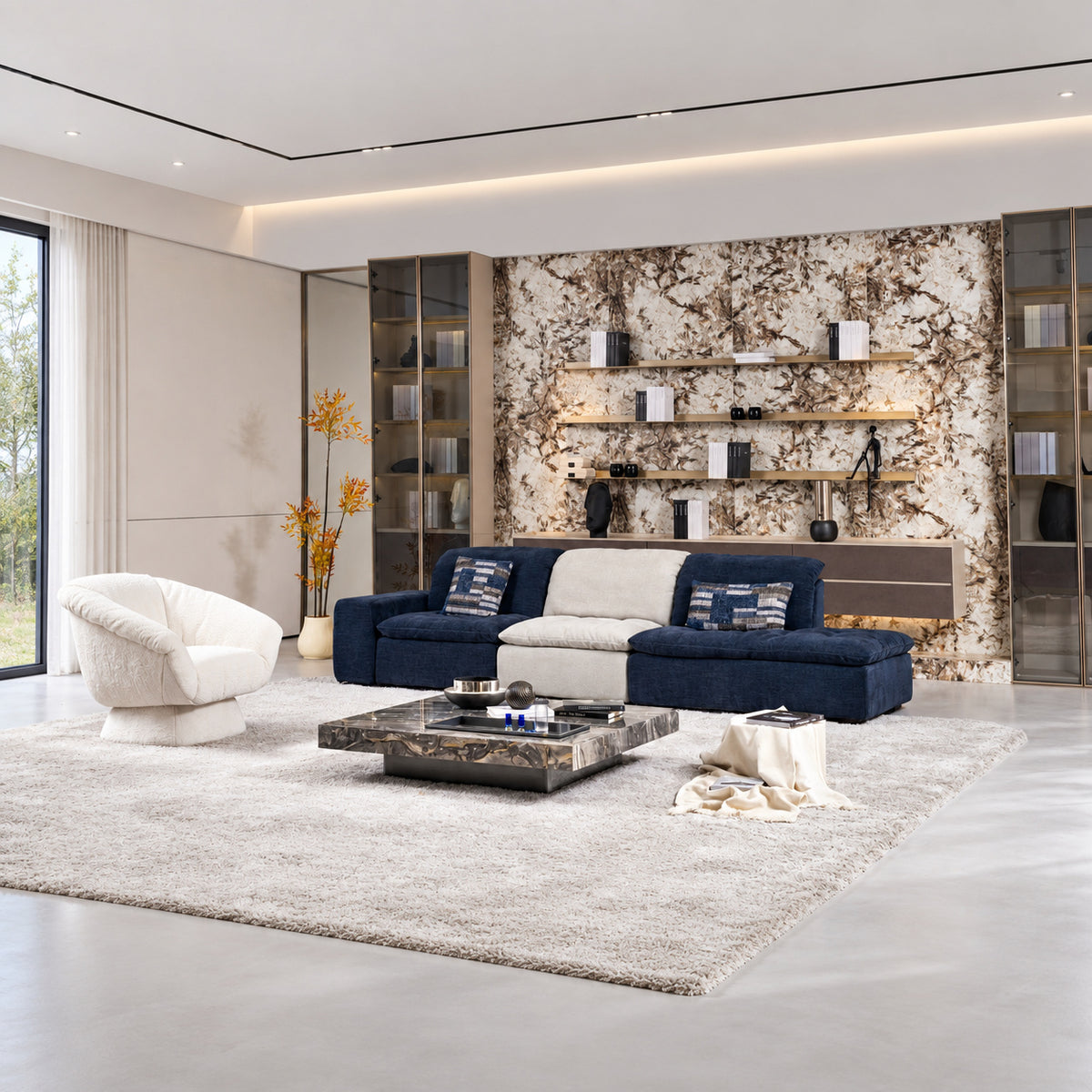 Fabric sofa（M1055） - lifestyle scene
