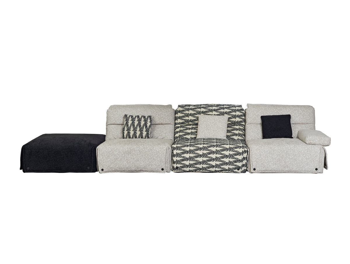 Fabric sofa（M1058） - front view