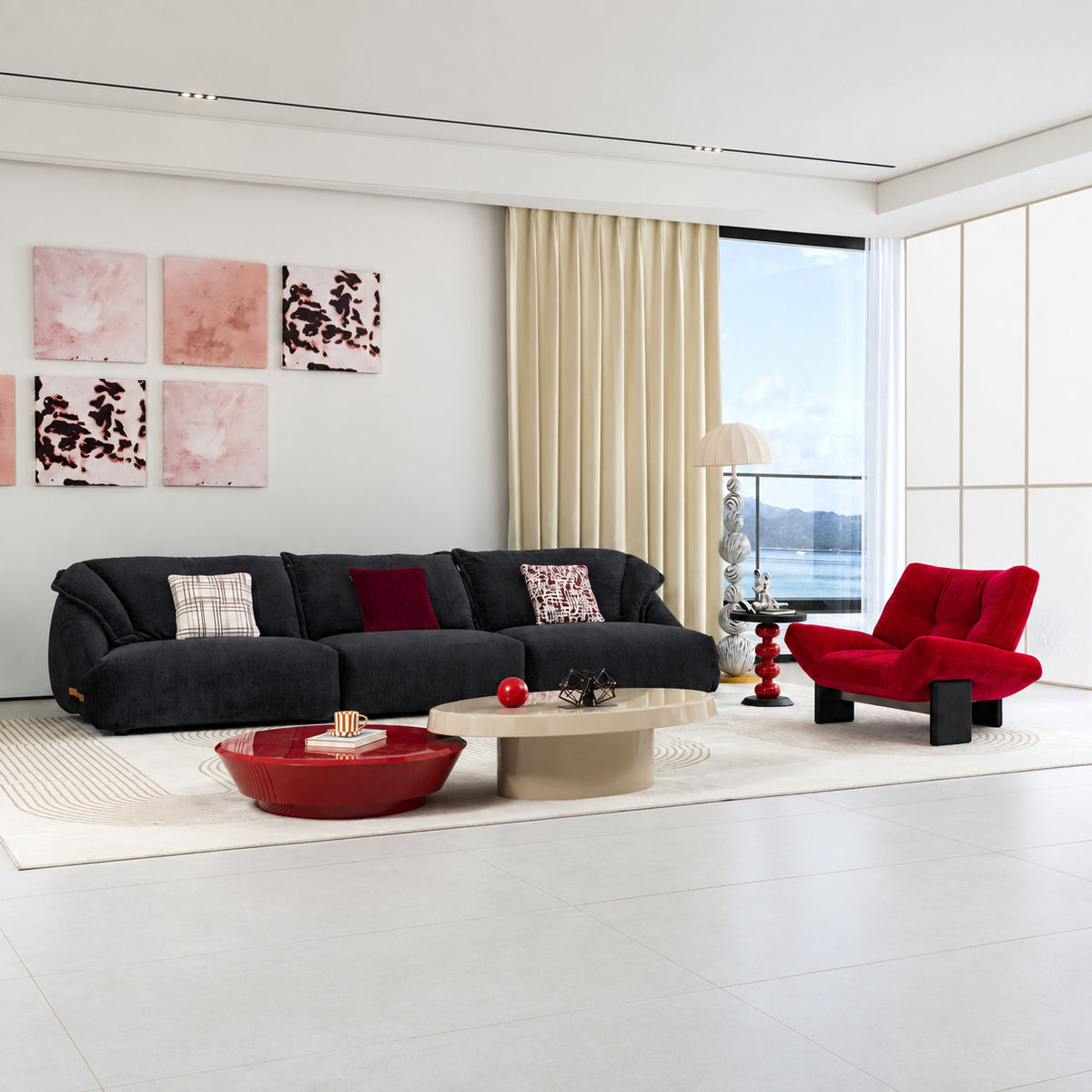 Fabric sofa（M1059） - lifestyle scene