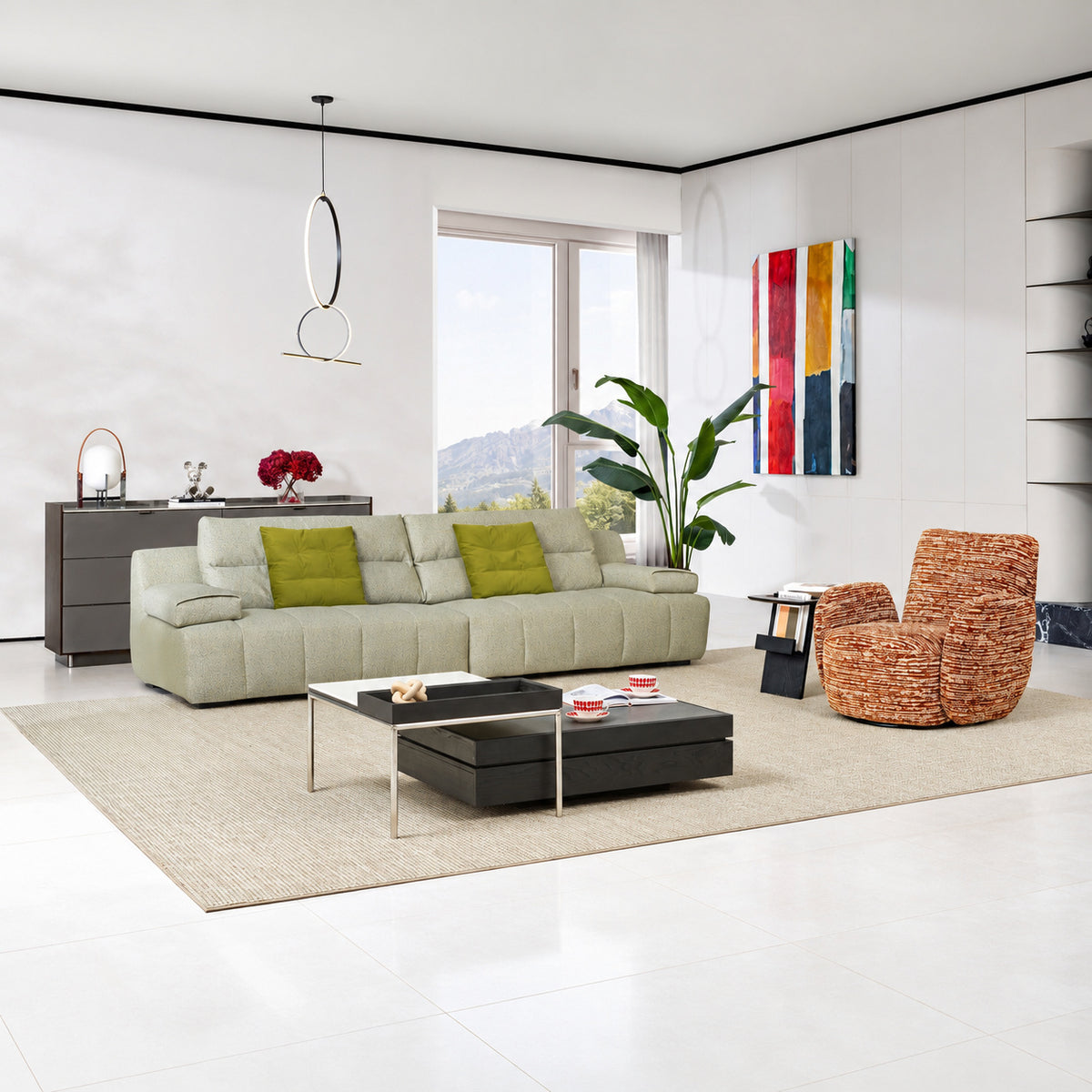 Fabric sofa（M1062） - lifestyle scene