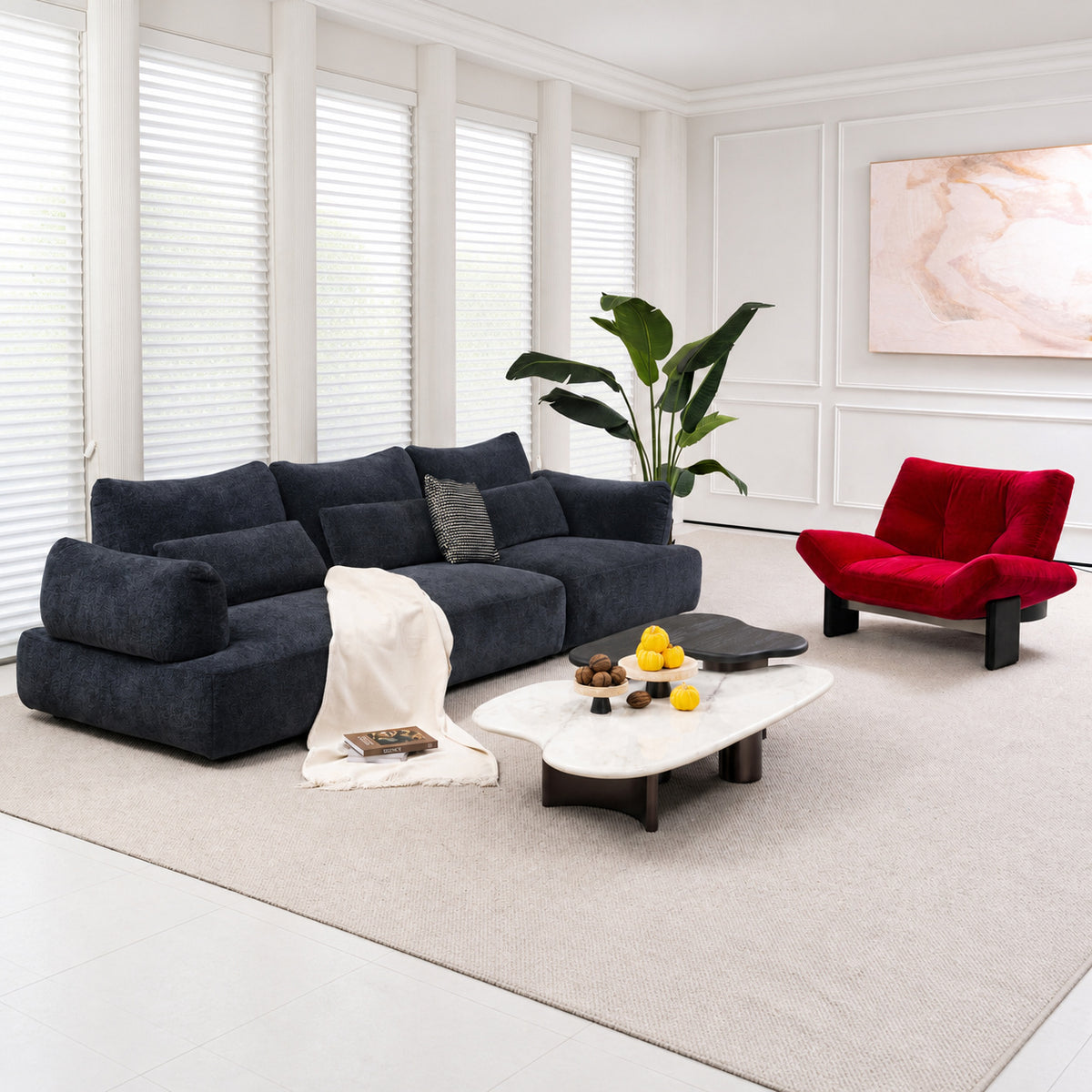 Fabric sofa（M1075-A） - lifestyle scene