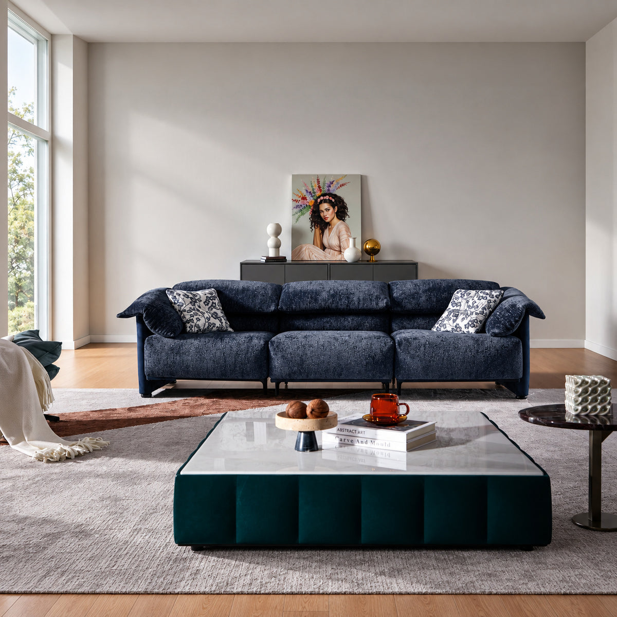 Fabric sofa（P8027） - lifestyle scene